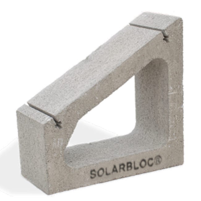 SOPORTE HORMIGÓN 30º SOLARBLOC - 1