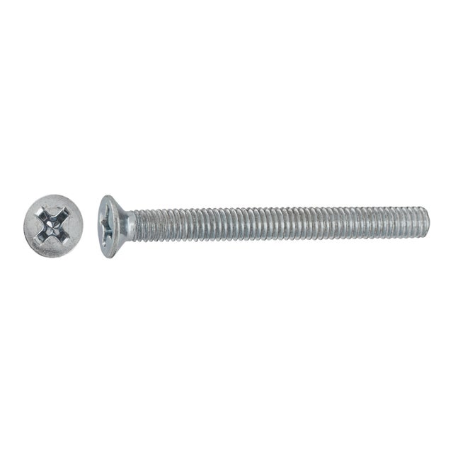 TORNILLOS MÉTRICOS AVELLANADOS PARA METAL CINCADOS 4X40MM. 200UDS