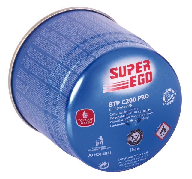 CARTUCHO GAS BUTANO BTP C200 SUPER EGO