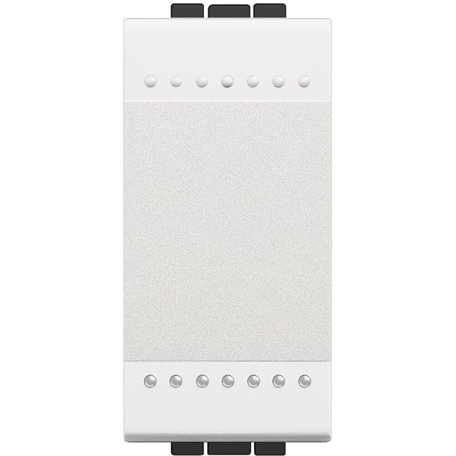 PULSADOR ESTRECHO SERIE LIVING BLANCO - 1