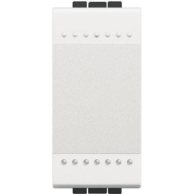 PULSADOR ESTRECHO SERIE LIVING BLANCO