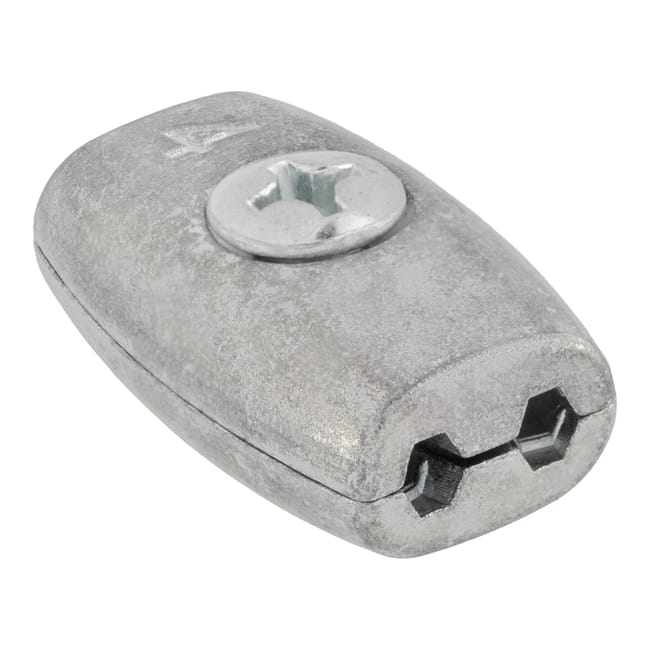 SUJETACABLE SUPER SIMPLE GALVANIZADO 4 MM. 4 UDS - 1