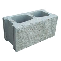 BLOQUE DE HORMIGÓN SPLIT BEIGE 39X19X19 CM - 1