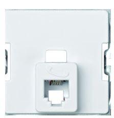 TOMA TELEFONO 4 HILOS SERIE SIMON 82