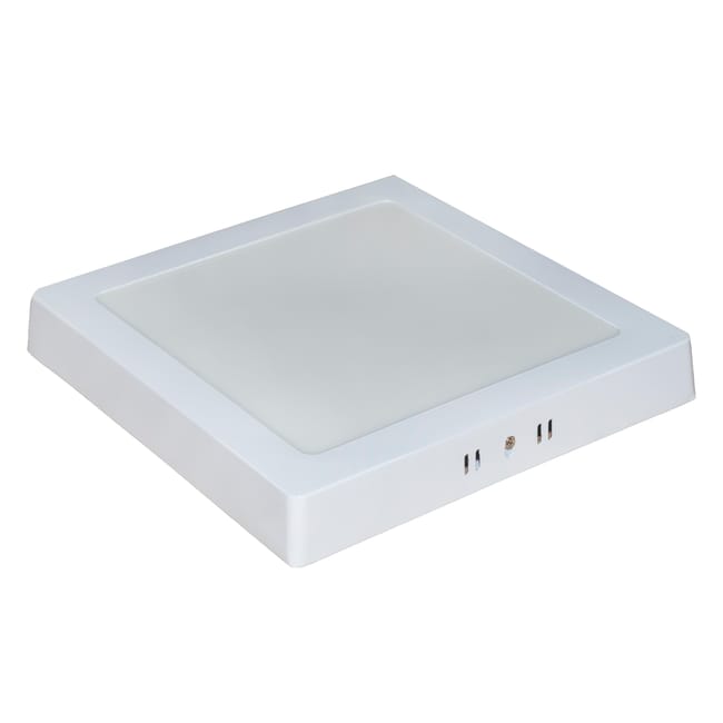 DOWNLIGHT LED SUPERFICIE CUADRADO BLANCO 20W LUZ CALIDA - 1