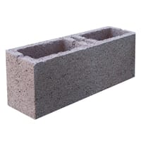 BLOQUE DE HORMIGÓN GRIS 50X20X15 CM - 1