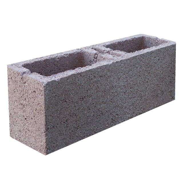 BLOQUE DE HORMIGÓN GRIS 50X20X15 CM