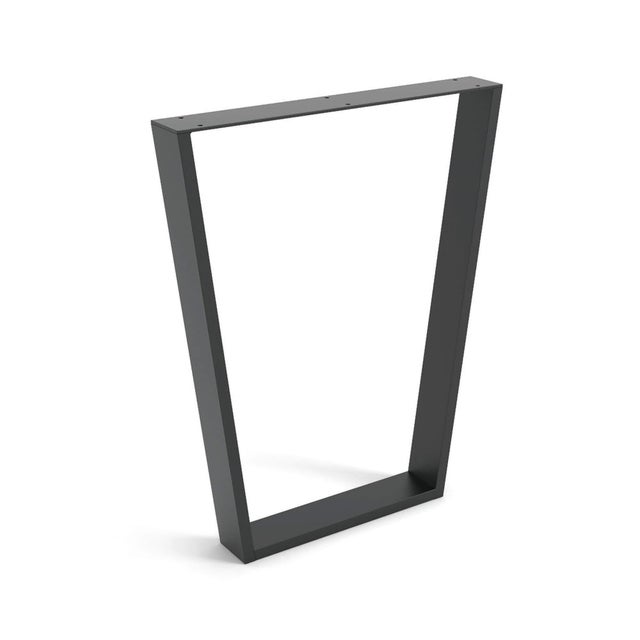 PATA ACERO TRAPECIO INVERTIDO 71.2X58X8CM NEGRO