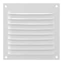 REJILLA DE VENTILACION SOBREPONER ALUMINIO BLANCO 17 X 17 CM ESPESOR 0.6  MM - 1