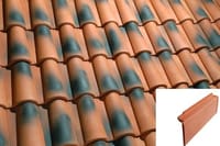 REMATE LATERAL DERECHO PARA TEJA CERÁMICA MIXTA ROJO FLAMEADO - 2