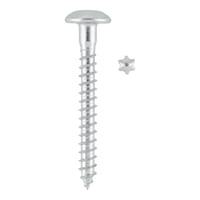 TORNILLOS TIRAFONDO PARA MADERA CINCADOS 7X60MM. 12UDS - 1