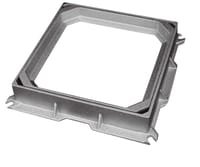 MARCO ARQUETA DE ACERO INOXIDABLE 60X60CM - 3