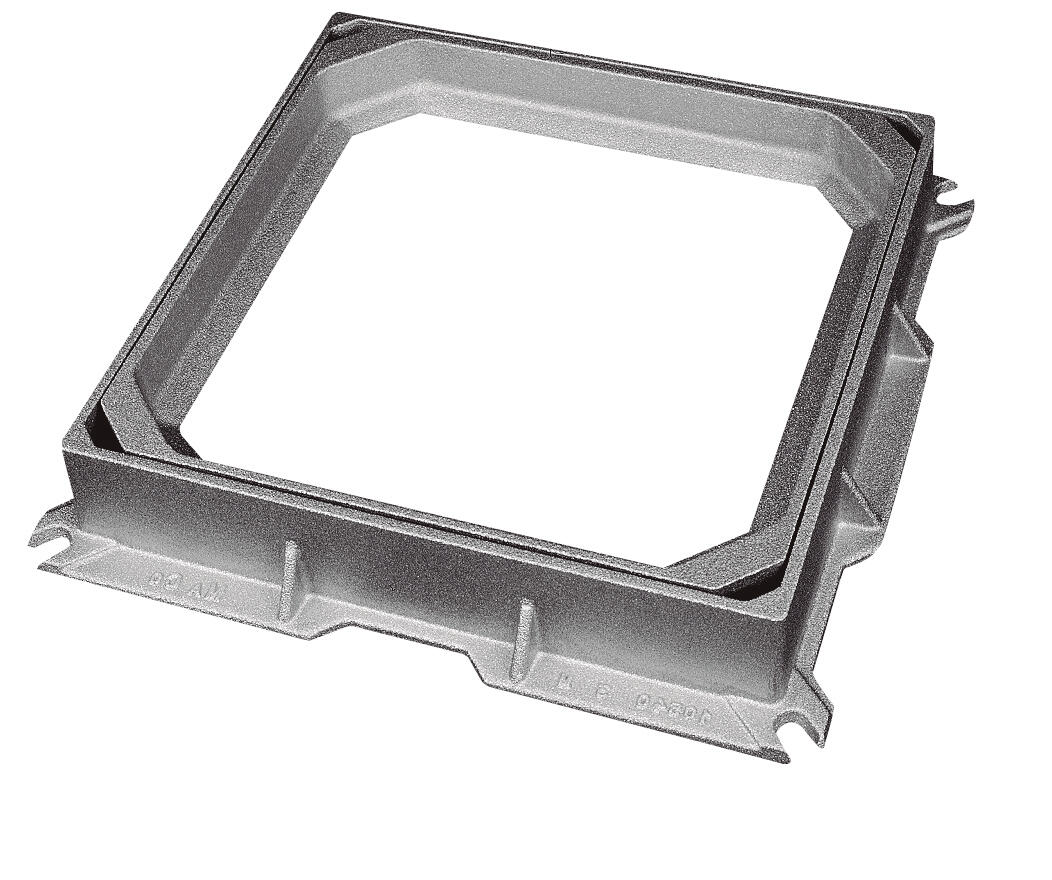 MARCO ARQUETA DE ACERO INOXIDABLE 60X60CM - 3