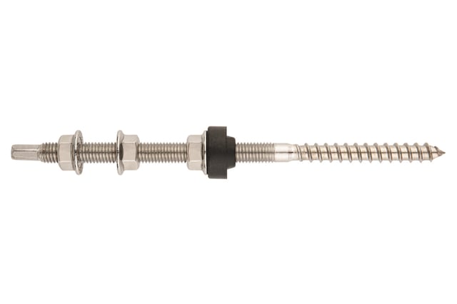 TORNILLO ROSCA DOBLE INOX PARA MADERA INDEX 25 UDS