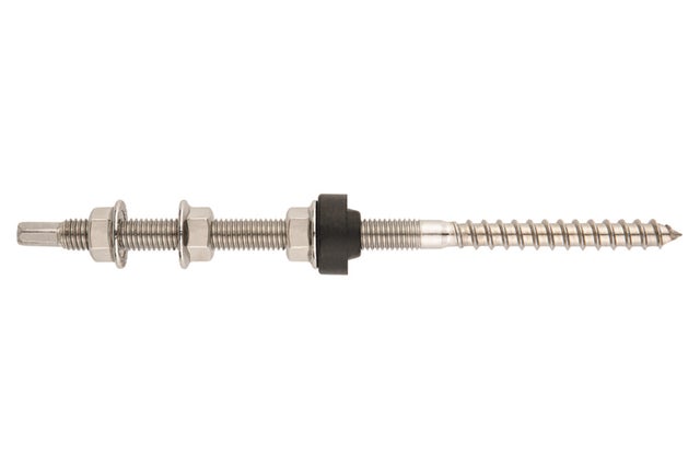 TORNILLO ROSCA DOBLE INOX PARA MADERA INDEX 25 UDS
