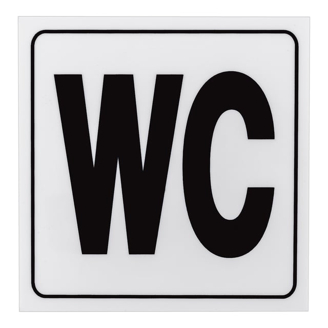 SEÑAL ADHESIVA WC 1UD