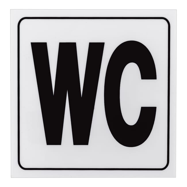 SEÑAL ADHESIVA WC 1UD - 1