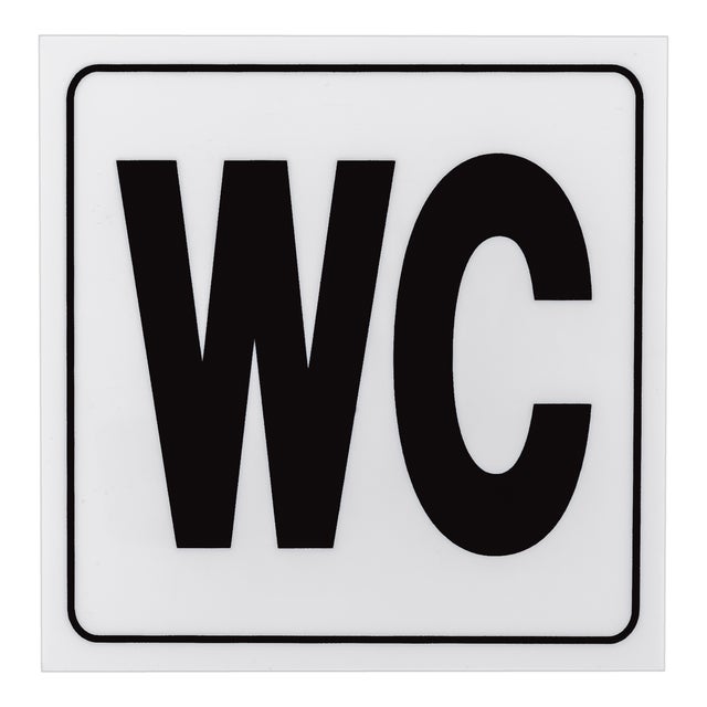 SEÑAL ADHESIVA WC 1UD