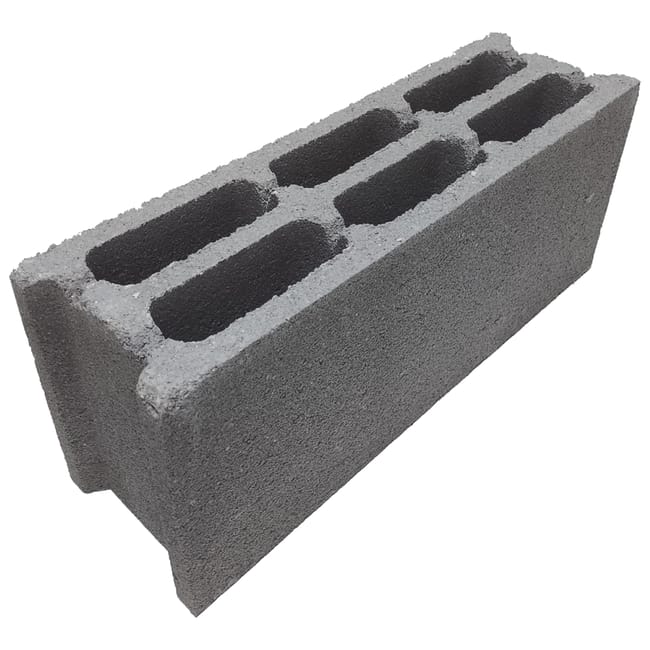 BLOQUE DE HORMIGÓN DOBLE CAMARA GRIS 50X25X20 CM - 1