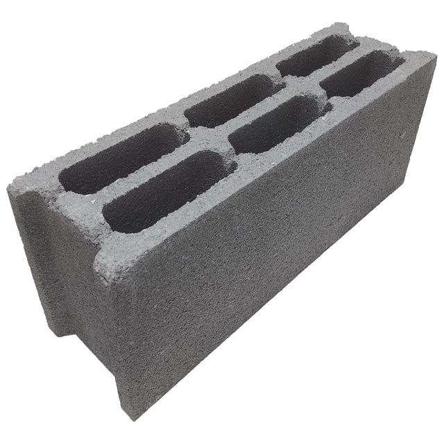 BLOQUE DE HORMIGÓN DOBLE CAMARA GRIS 50X25X20 CM