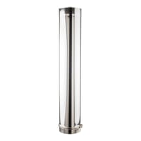 TUBO PARED DOBLE Ø125MM 500MM INOX 304 - 1