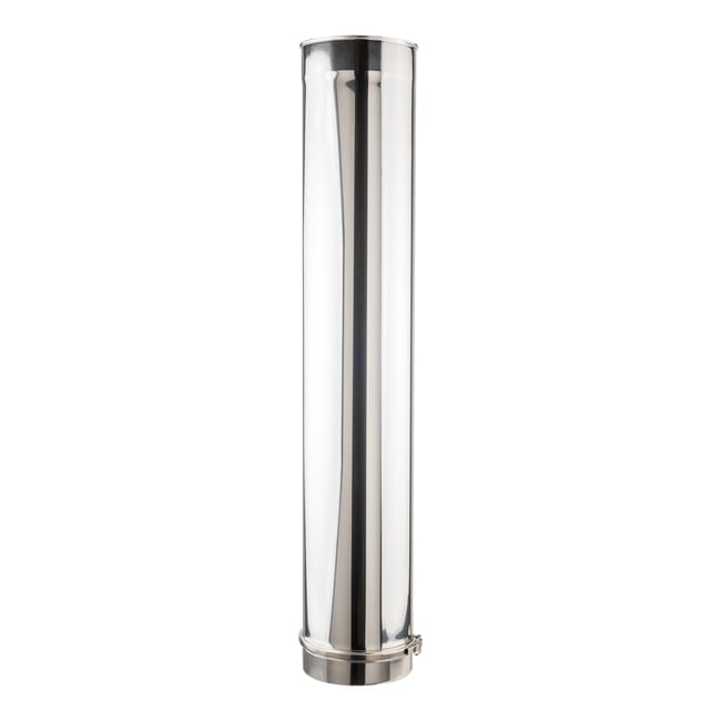 TUBO PARED DOBLE Ø125MM 500MM INOX 304 - 1