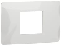 MARCO 2 MODULO CAJA RECTANGULAR SERIE NEW UNICA BLANCO - 1