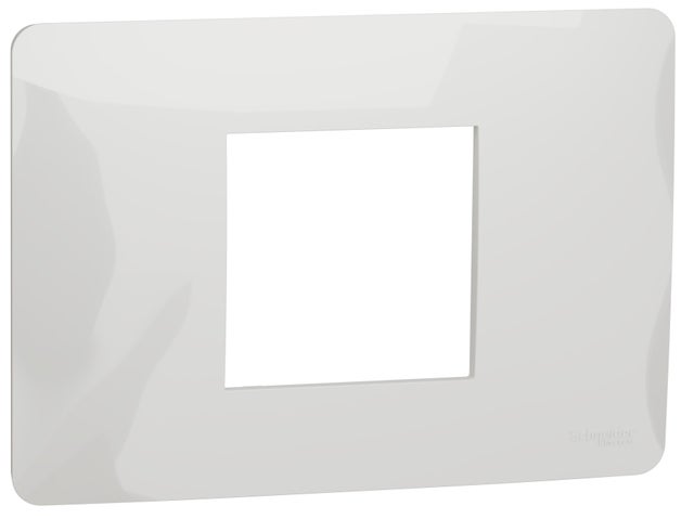 MARCO 2 MODULO CAJA RECTANGULAR SERIE NEW UNICA BLANCO