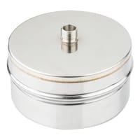 TAPÓN CON PURGA INOXIDABLE PARED DOBLE 80MM - 1