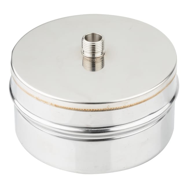 TAPÓN CON PURGA INOXIDABLE PARED DOBLE 80MM - 1