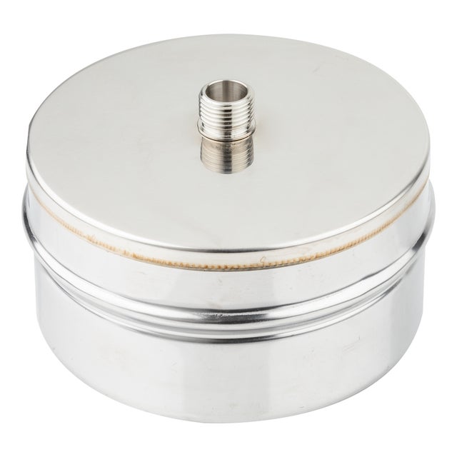 TAPÓN CON PURGA INOXIDABLE PARED DOBLE 80MM