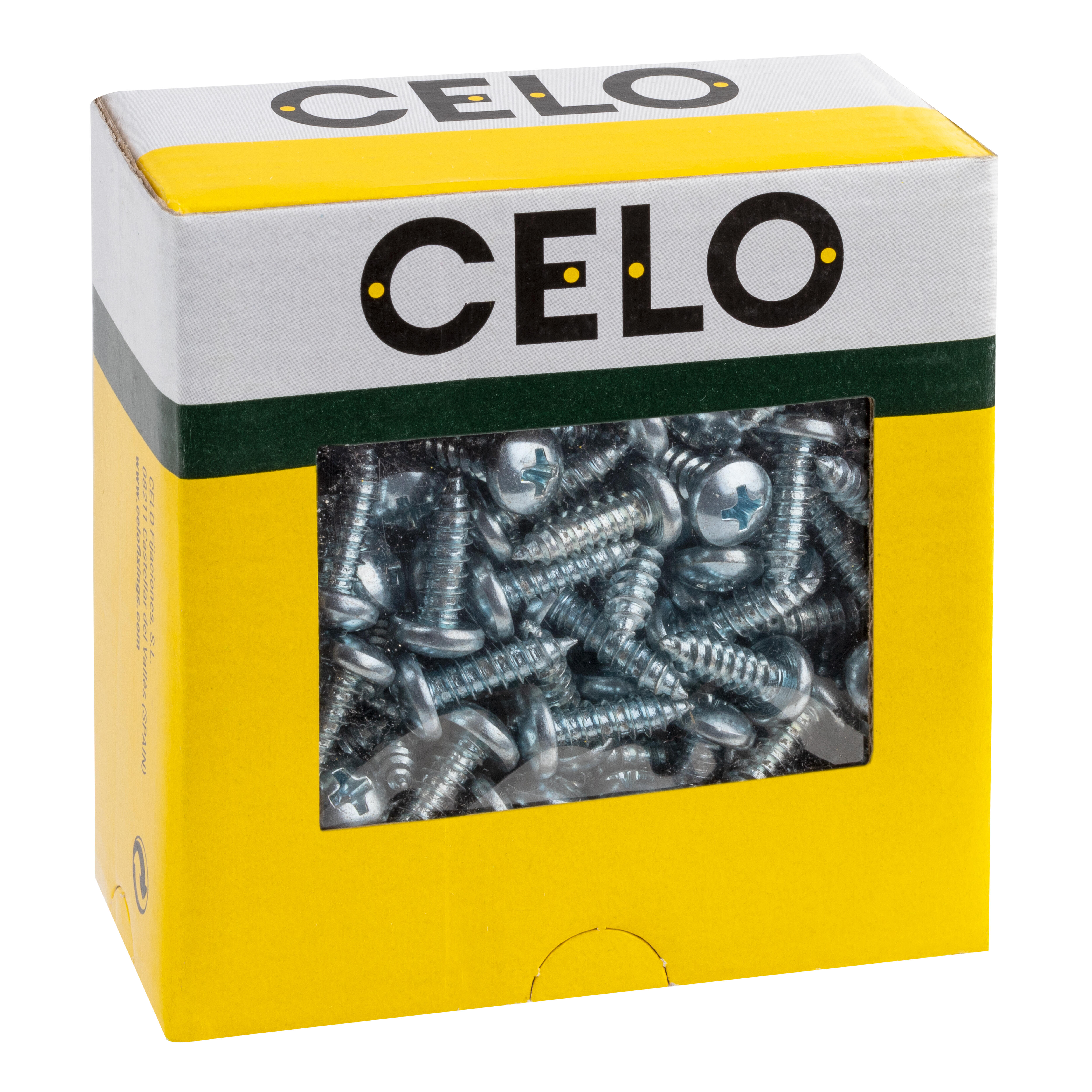 TORNILLOS ROSCA PARA METAL CINCADOS 4,8X16MM. 250UDS - 2