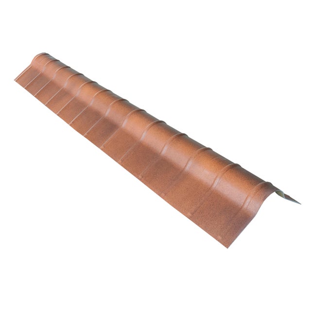CUMBRERA TEJA POLIVALENTE 1,20M TERRACOTA ENVEJECIDO