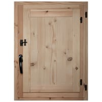 VENTANA DE MADERA CON POSTIGO 80X60CM - 1