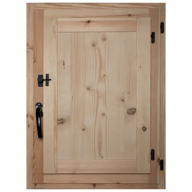 VENTANA DE MADERA CON POSTIGO 80X60CM - 1