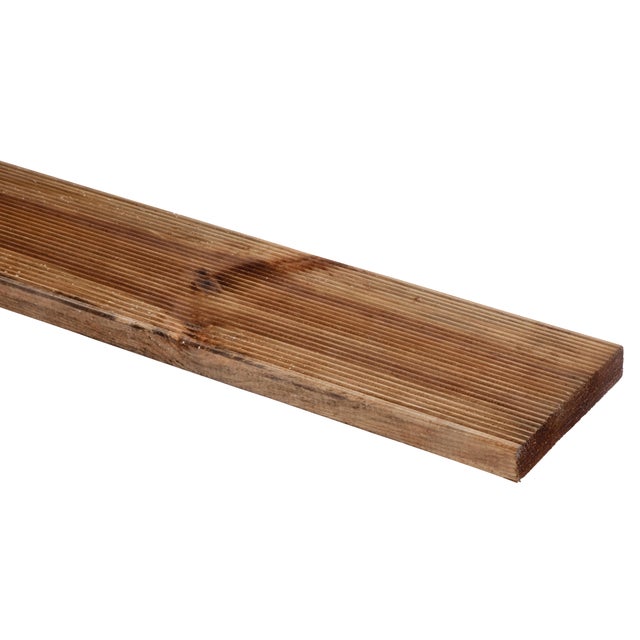 TABLA SUELO PINO MACIZO TRATAMIENTO RANURADO 2,7X14,5X300 CM