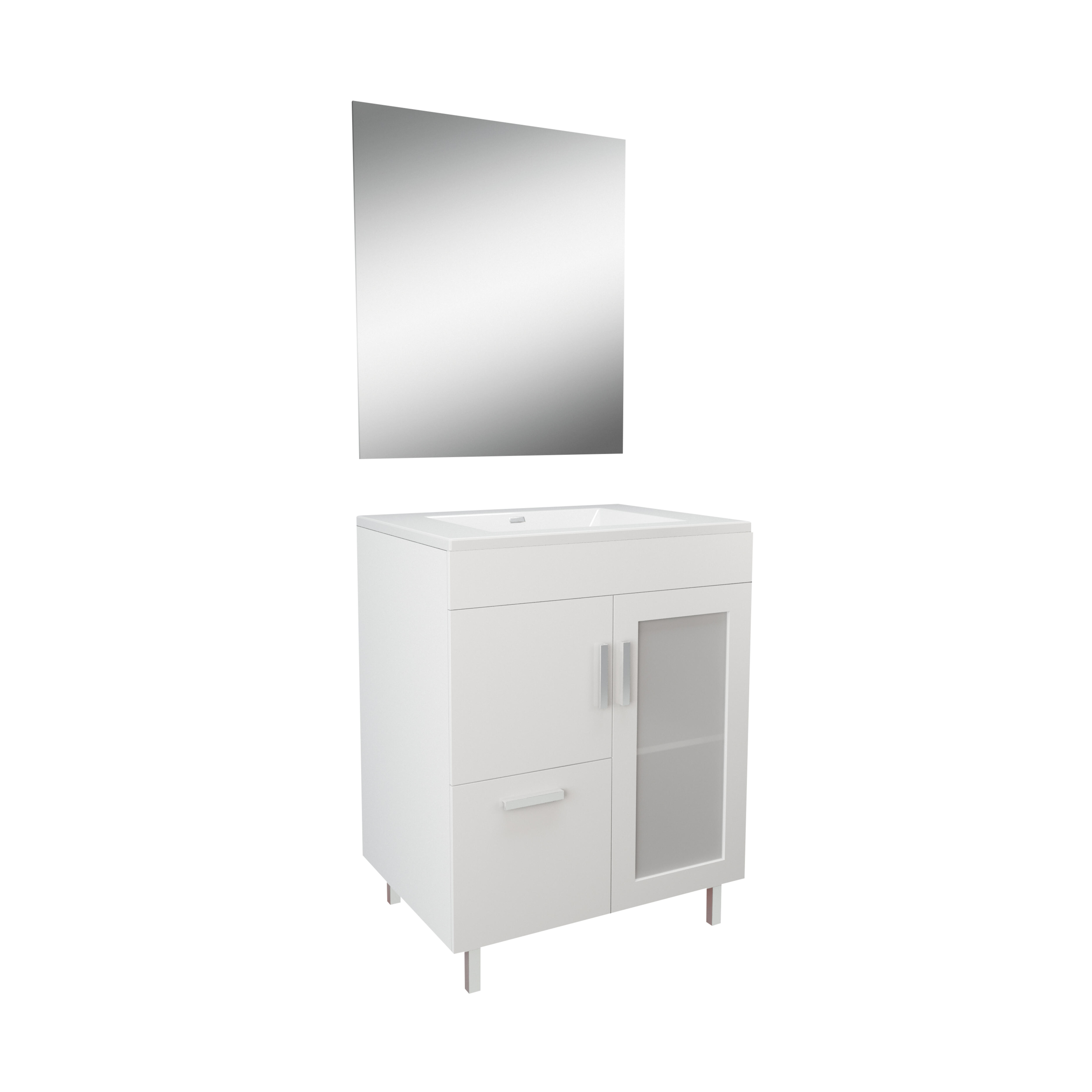 CONJUNTO MUEBLE DE BAÑO CALIPSO BLANCO 71X45,2CM - 2