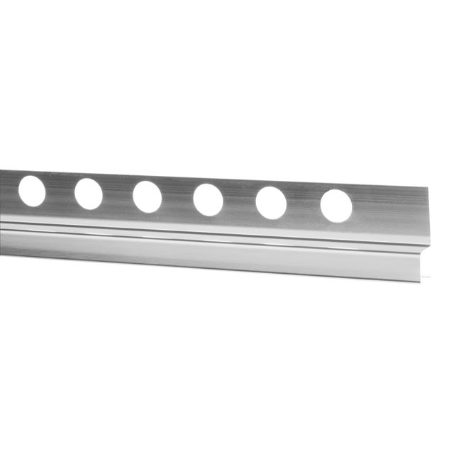 PERFIL ESQUINA/LISTELO ALUMINIO 12X12X2600 MM PLATA MATE