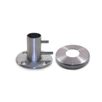 ANCLAJE POSTE A SUELO ACERO INOXIDABLE - 1