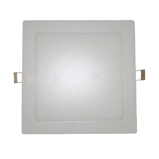 DOWNLIGHT LED EMPOTRAR CUADRADO BLANCO 20W LUZ FRIA