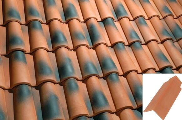 REMATE ANGULAR PARA TEJA CERAMICA MIXTA ROJO FLAMEADO - 1