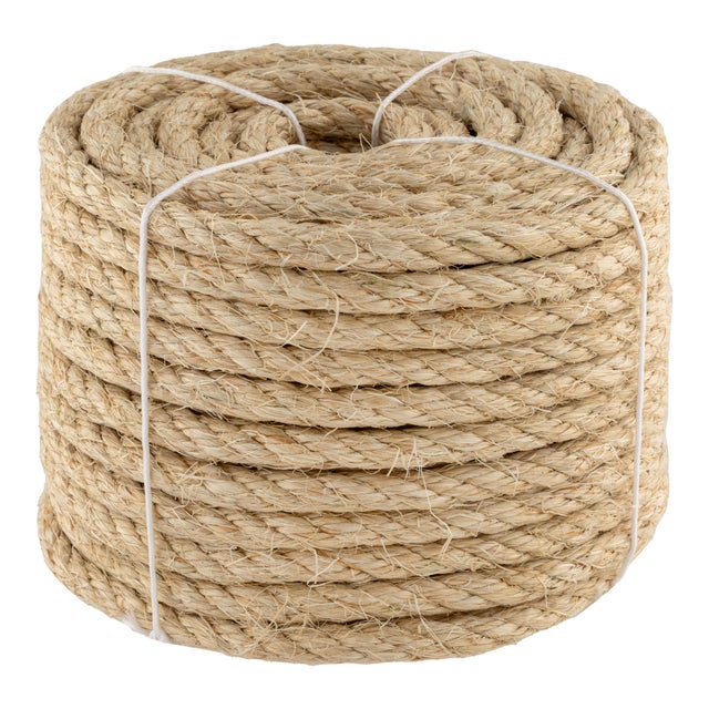 CUERDA SISAL CABLEADA 10MM 25M BEIGE ROMBULL
