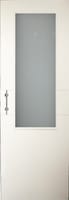 PUERTA ABATIBLE EN BLOCK LACADA BLANCA 72,5CM DERECHA - 1