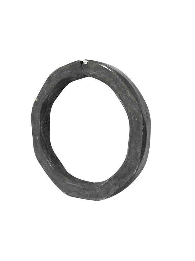 CIRCULO HIERRO MARTILLADO  12X12X100MM LISO