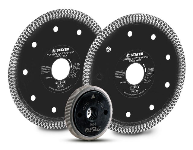 2 DISCOS CORTE PORCELANICO 115MM 