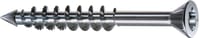 TORNILLOS TIRAFONDO PARA MADERA CINCADOS 3,5X45MM. 125UDS - 1