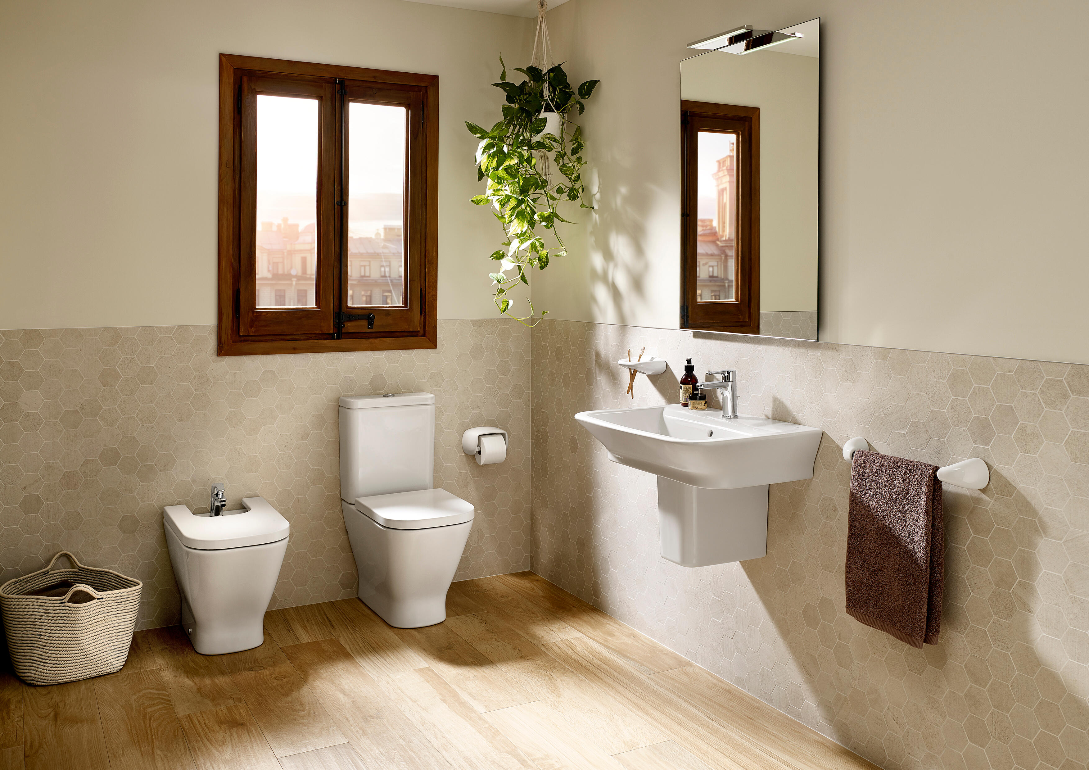 TAZA INODORO ROCA GAP COMPACTO SALIDA DUAL - 3