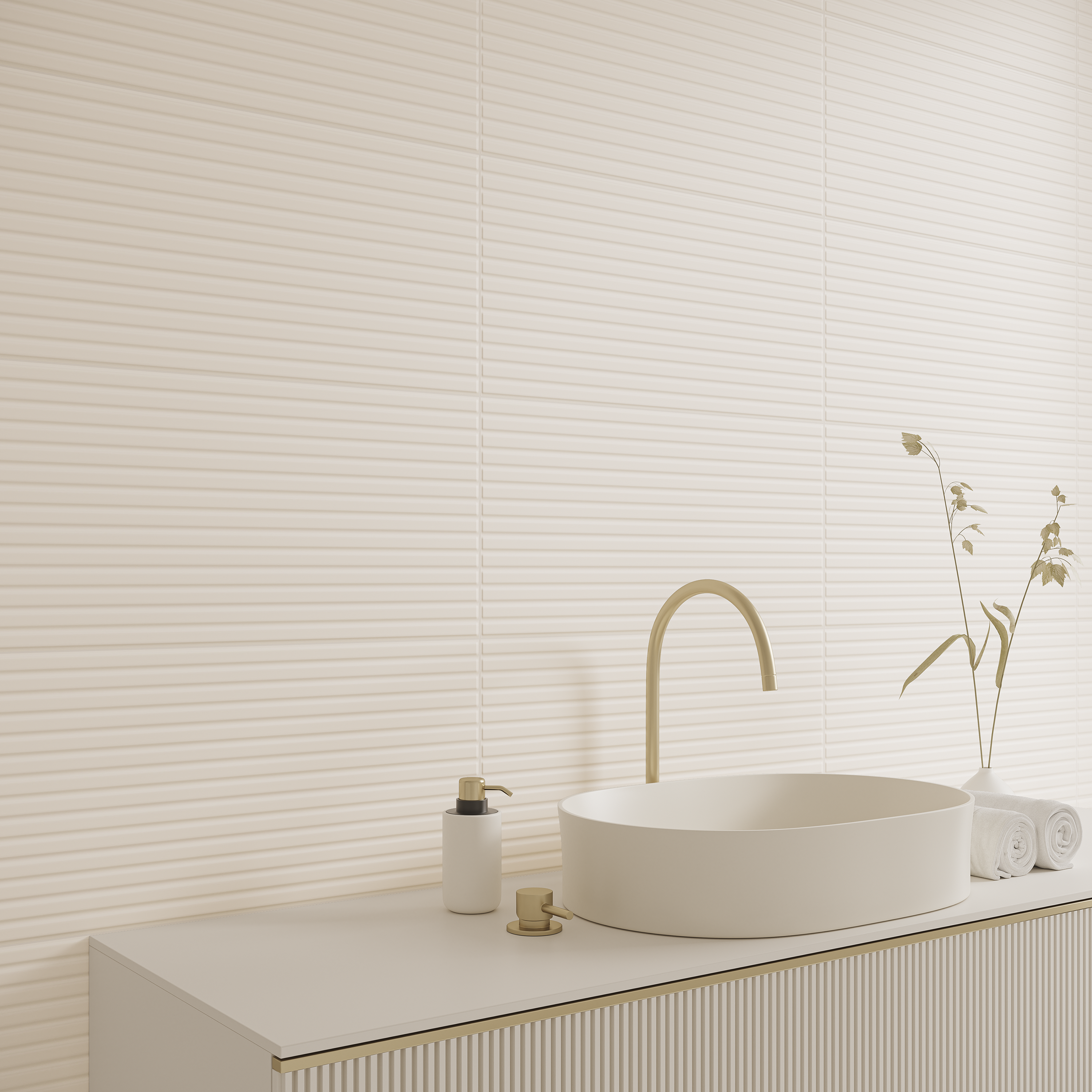 Glazura Arctic White 3D Mat 29.8x59.8 Artens - 4