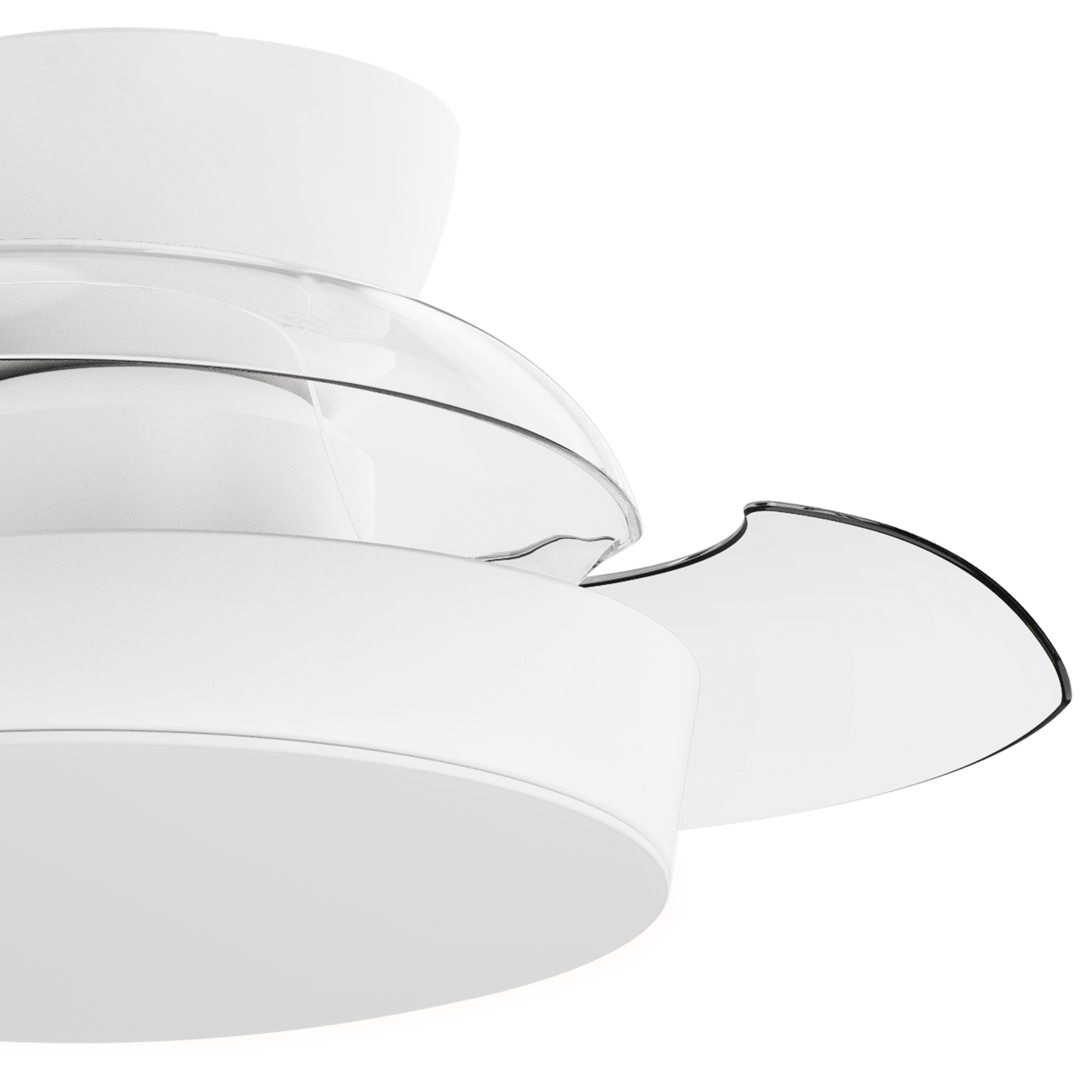 Ventilador de techo con luz retráctil silencioso DC INSPIRE Wizz Lorca blanco 54 cm color luz regulable - 13