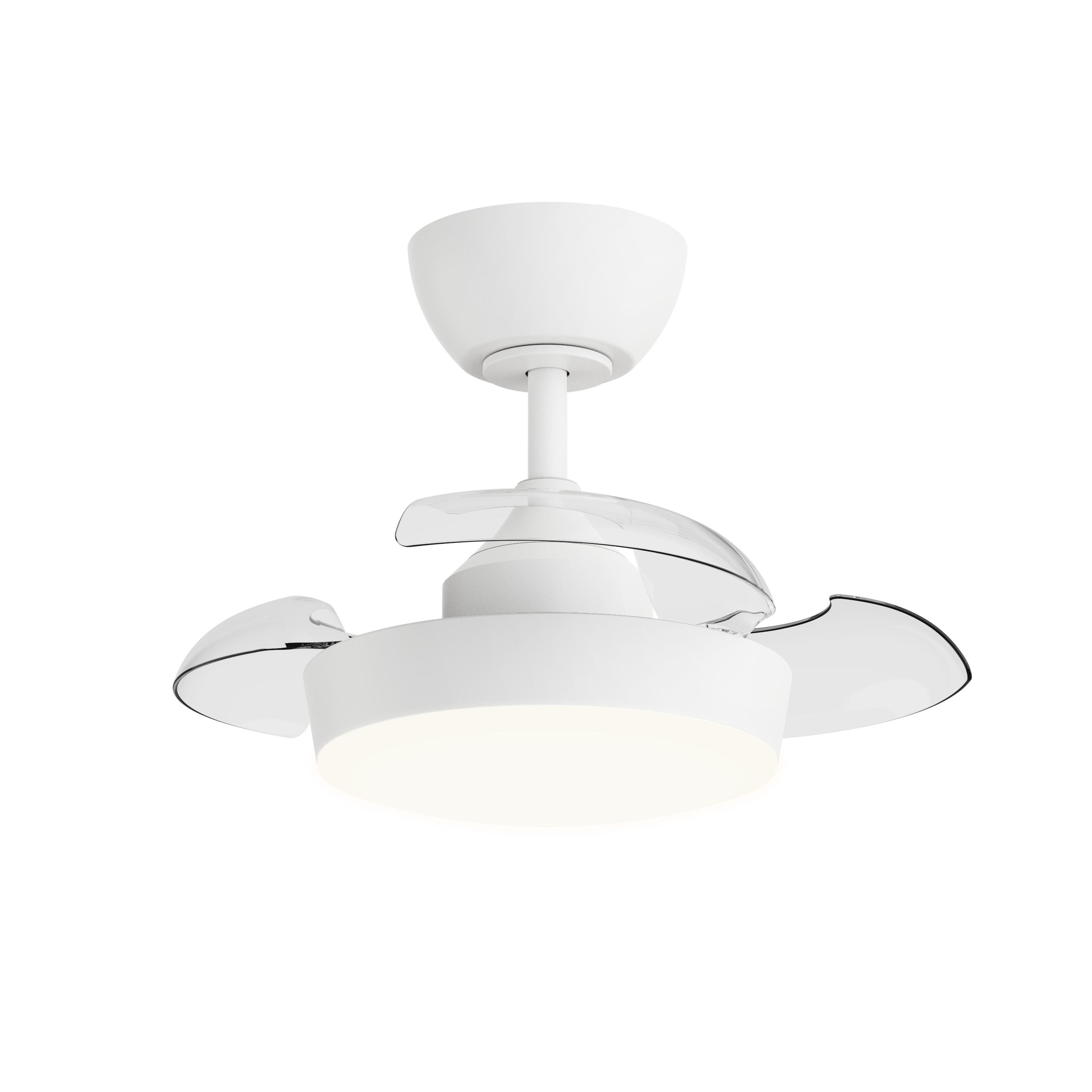 Ventilador de techo con luz retráctil silencioso DC INSPIRE Wizz - Main Image